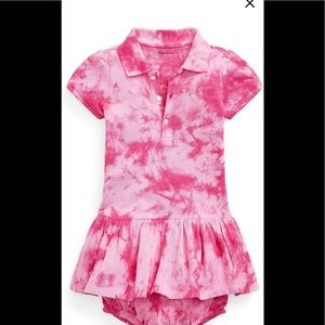 Ralph Lauren Girls Tie Dye Dress & Bloomer 2 Piece